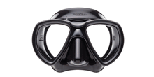 Load image into Gallery viewer, RIFFE  MASK - NEKTON (BLACK SILICONE) - CLEAR LENS
